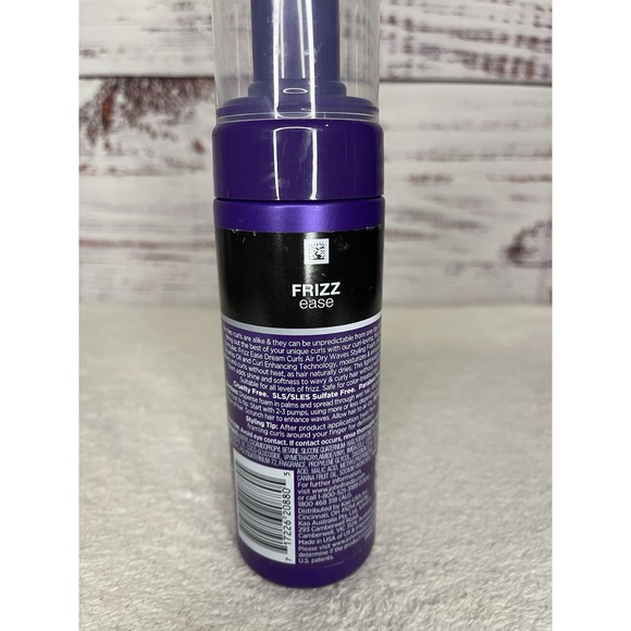 John Frieda Styling Foam Frizz Ease Dream Curls Air-Dry Waves 5 oz - Picture 2 of 2